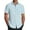 Light Blue, variant on Men's Short Sleeve Dress Shirt Casual Wrinkle Free Untucked Shirts