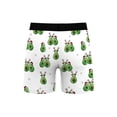 thumbnail image 5 of Seyurigaoka Men’ s Underpants Cartoon Patterns Print Middle Waist Boxer Briefs, 5 of 6