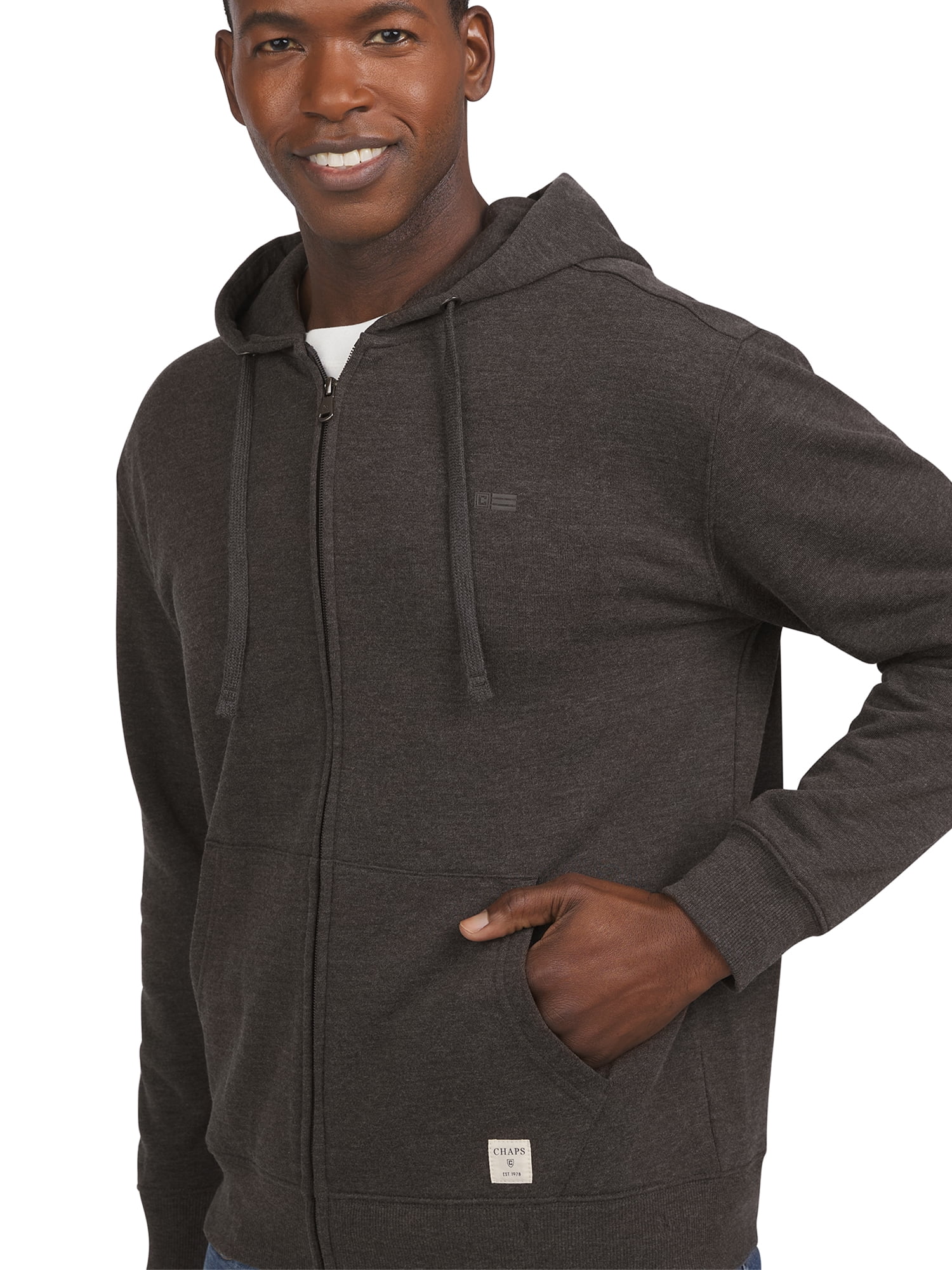 Chaps Men's & Big Men's Everyday Fleece Full Zip Hoodie , Sizes S-2XL