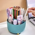 thumbnail image 4 of 360 Rotating Makeup Brush Holder Organizer with 5 Slots Cosmetic Display Storage Cup for Vanity Desk Bathroom Countertop, 4 of 7