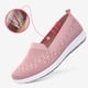 thumbnail image 3 of Zapatos deportivas Ndcxsfigh tejidas transpirables sin cordones para uso diario 39 rosa, 3 of 9