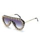 thumbnail image 1 of Type C Black Gafas de sol Y2k Gafas de sol con pedrería Gafas de sol para fotos de boda Gafas de fiesta, 1 of 5