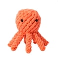 thumbnail image 1 of Miangastore Pet Toy Orange Cotton Rope 1Pack 4.7x2.8in, 1 of 9