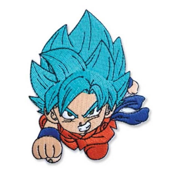 Dragon Ball Super- Goku Ssgss Embroidered Patch 3.5"