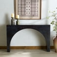 thumbnail image 5 of SAFAVIEH Couture Katelynn Glam Burled Mappa Veneer Console Table, Grey, 5 of 17