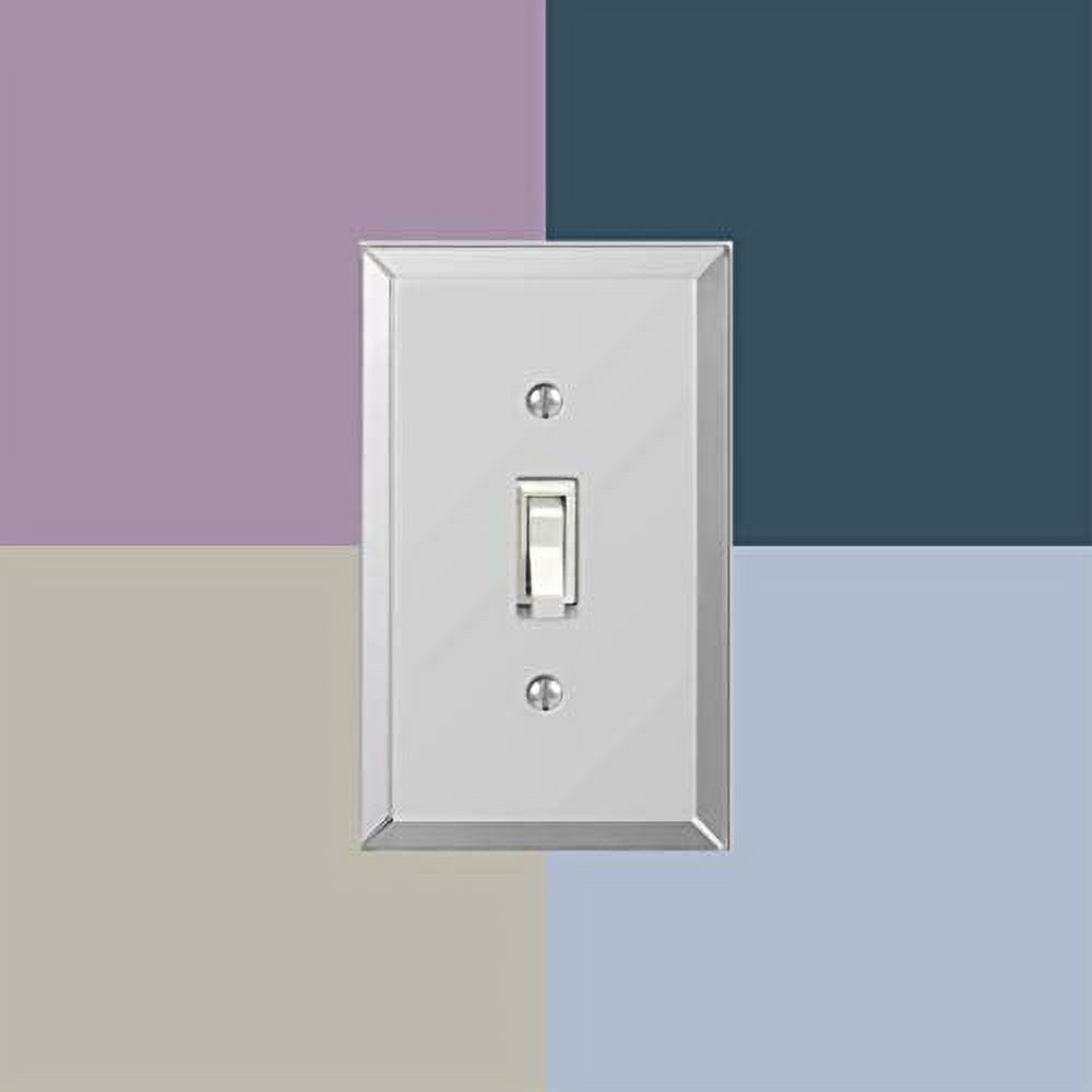 Amerelle 66RRR Moderne Wallplate 3 Rocker Acrylic Clear 1-Pack