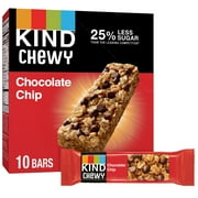 KIND Chewy Granola Bars, Chocolate Chip, Gluten Free, 8.1 oz Box (10 Bars)