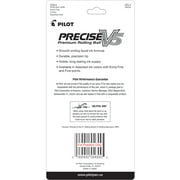 Pilot Precise V5 Rolling Ball Pens, Extra Fine Point, 0.5 mm, Assorted, 4 Pack