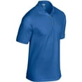 thumbnail image 3 of Gildan Adult DryBlend Jersey Short Sleeve Polo Shirt, 3 of 5