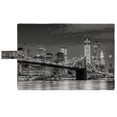 thumbnail image 3 of PKQWTM Brooklyn Bridge Cityscape Manhattan Skyline Night Book Cover Book Protector Book Sleeve Book Pouch Book Bag 6x9 inch, 3 of 4
