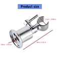 thumbnail image 4 of Metal Shower Head Holder 180 Degree Adjustment Handheld Brackets with Mounting Nut General Shower Head Wall Mount, 4 of 7