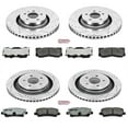 thumbnail image 3 of PowerStop Front and Rear Z26 Street Warrior Carbon-Fiber Ceramic Brake Pad and Drilled and Slotted Rotor Kit Fits: FORD Select Models K6805-26, 3 of 9