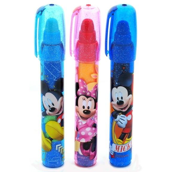 3 Mickey and Minnie Mouse Erasers