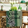 thumbnail image 4 of TIMIFIS Linen Flags, Luck Clovers Table Flag Great for St Patricks Day Celebrations Clovers Table Flag for Holiday Decorations Home Decor, 4 of 6