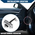 thumbnail image 2 of Correa de verificación de puerta de automóvil No. 4658467AB para Chrysler Sebring Convertible 1998-2006 frontal duradera de metal 2 piezas, 2 of 7