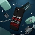 thumbnail image 3 of DistinctInk Tough Case for Apple iPhone 13 (6.1" Screen), Compatible with MagSafe Charging - Don't Make Me Use My Teacher Voice, 3 of 6