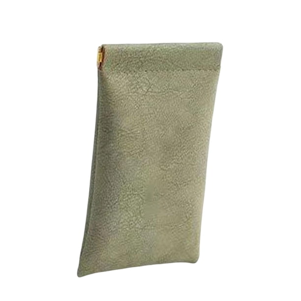 2x Bolsa de Almacenamiento para Gafas, Bolsa Ligera para Gafas de Sol para Mujeres Y Niñas, Funda de Piel Sintética 4 piezas