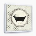 thumbnail image 1 of Vintage French Bathroom III - Traditional Bathroom Framed Canvas, 1 of 3