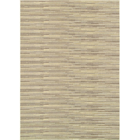 Couristan 2.25' X 7.8' Beige and Brown Geometric Rectangular Outdoor Area Throw Rug Runner