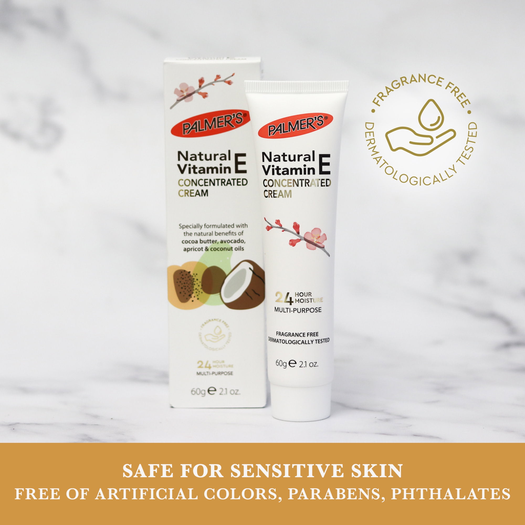 palmer's natural vitamin e concentrated cream 60g