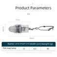 thumbnail image 3 of Lumière Attirante pour Poissons à DEL Vibrante sous l'Eau avec Pince Suspendue Polyvalente – Équipement de Pêche Nocturne en Eau Profonde Imperméable, Accessoire Durable pour Pêcheur Qui Réussit à Pêcher sous Faible Lumière, Appât Facile à Utiliser, 3 of 6