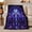 Heart Ravens, variant on Stained Glass Galaxy Dragonfly, Mystical Celestial Art Scene, Warm Flannel Blanket for Sunroom and Reading Nook, Celestial Art Lovers Housewarming Gift, Celestial Home Decor