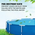 thumbnail image 3 of Solar Pool Cover, 8ft Round Cover for Inflatable Above Ground Pools, Waterproof Dustproof Protective Blanket, Hot Tub Protective Cover Durable Reusable (Blue), 3 of 7