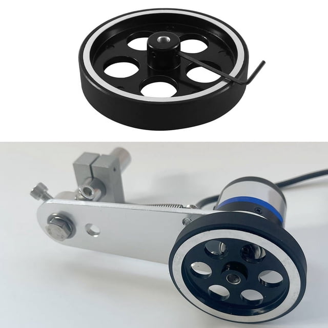 300mmX6mmX18mm Industrial Aluminum Rubber Measuring Encoder Meter Wheel for Industrial Encoder Encoder