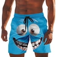 thumbnail image 5 of CHENge Board Shorts Lightweight Hawaiian Print Quick-Dry Beach Swimming Shorts with Pockets Anti-Chafe Fishing Shorts for Men, 5 of 5