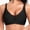 Black, variant on Smooth Wireless Bras for Women Push Up Bras Full Coverage Comfort No Underwire Supportive Bra