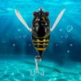 thumbnail image 2 of WDOplteas Anzuelo Cebo Biónico Plástico 5 Cm 6 G Wobbler Cicada Señuelo Pesca Duro (negro), 2 of 7