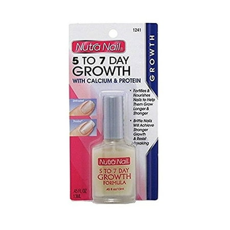 Nutra Nail 5 To 7 Day Growth with Calcium and Protein, 0.45