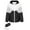 Black-1, variant on Avoogue Women Plus Size Waterproof Rain Jacket Raincoat Packable Outdoor Hooded Windbreaker