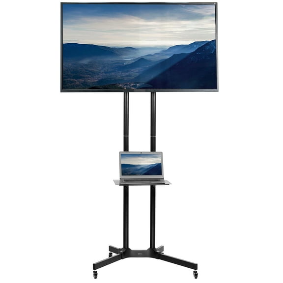 VIVO Tall Mobile TV Cart for 32" to 83" LCD LED Plasma Flat Panel Stand w/Wheels
