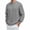 #Dark Gray, variant on Chiccall Mens Lightweight Sweaters Casual Stretch Comfy Textured Crew Neck Pullover Tops Fall Fashion 2025 Solid Long Sleeve Shirts