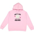 thumbnail image 2 of Inktastic Just a Girl Who Loves Volleyball Youth Hoodie Sweatshirt, 2 of 4