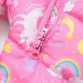 thumbnail image 5 of 3-6 Months Baby Boys Girls Snowsuits Winter Outfits Fleece Lined Hooded Footed Romper Cute Cartoon Print Warm Jumpsuit Infant Winter Clothes, 5 of 9