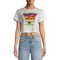 thumbnail image 4 of Jordache Vintage Women's Graphic Cropped T-Shirt, 4 of 8