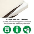 thumbnail image 7 of FurHaven Pet Dog Bed | Deluxe Memory Foam Faux Sheepskin & Flannel Paw Decor Print Mattress Pet Bed for Dogs & Cats, Dark Espresso, Jumbo, 7 of 7