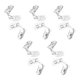 thumbnail image 3 of 1 Set 5 pares de silicona U Forma Gafas Almohadillas nasal Vidrios antideslizantes Puentes de la nariz, 3 of 7