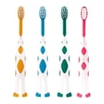 thumbnail image 1 of Manual Toothbrushes For Kids, Four Colorful Options In Premium Material With Non-slip Grip And Suction Cup For Easy Storage, 1 of 6