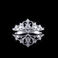 thumbnail image 3 of Dash Jewelry 14K White Gold Plated 1 Ct Round Cut Moissanite Wedding Ring - Stunning Milgrain with Simple Design - Ideal Engagement Ring for Women - A Timeless Piece to Cherish and Celebrate Forever, 3 of 3