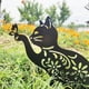 thumbnail image 3 of de jardín de gato lindo negro, de estatua de gato, estatuas decorativas de animales de Metal para jardín de jardín decoración casa, 3 of 7