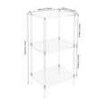 thumbnail image 2 of Acrylic Record Player Stand, Clear Record Player Stand, Side Table/End Table Used As A Record Holder, High Table, Small Bedside Table, 2 of 11
