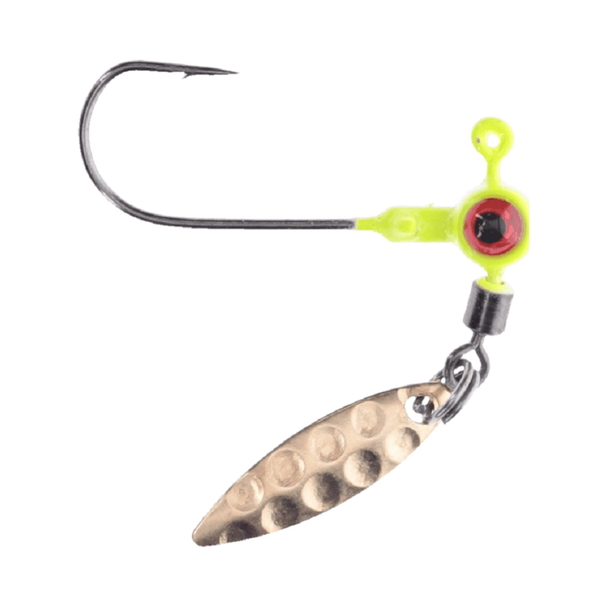 Strike King SS Spins - Crappie Heads 1/16 Chartreuse