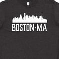 thumbnail image 4 of Inktastic Boston Massachussetts Skyline City Silhouette Youth T-Shirt, 4 of 5