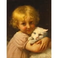 thumbnail image 3 of Léon-Jean-Basile Perrault 15x18 Black Modern Framed Museum Art Print Titled - Best Friends (1866), 3 of 5