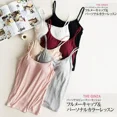 thumbnail image 6 of Women Tank Tops Female Camisole with Built in Bra Women Padded Bra Top Vests S-XL, 6 of 7