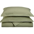 thumbnail image 1 of Microfiber Solid Duvet Cover Set, Wrinkle Resistant, King/Cal King, Sage, 1 of 2