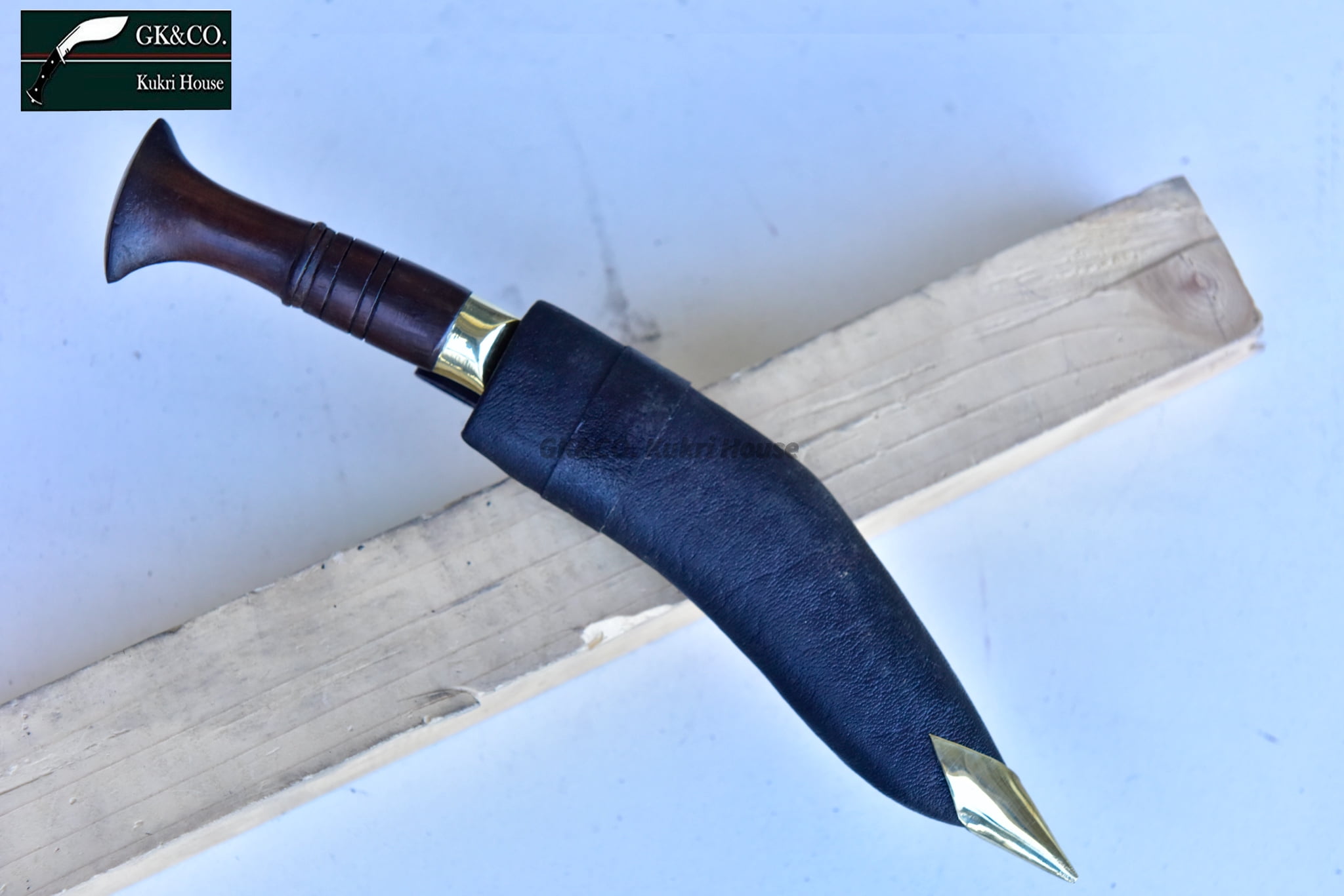 GK&CO. Kukri House Genuine Kukri - 5" Blade Biltong Kukri, Full Tang Authentic Khukuri Handmade in Nepal